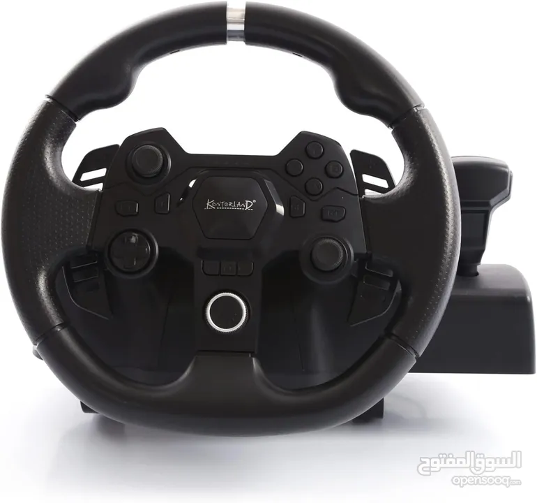ستيرنغ ويل مقود سواقة مع بريكات لأجهزة الـ PC و البلايستيشن AP7 Steering