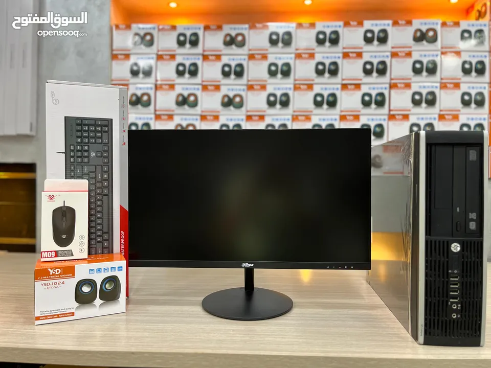 أجهزة كمبيوتر كامله بحالة الوكالة i5 مع شاشة جديده