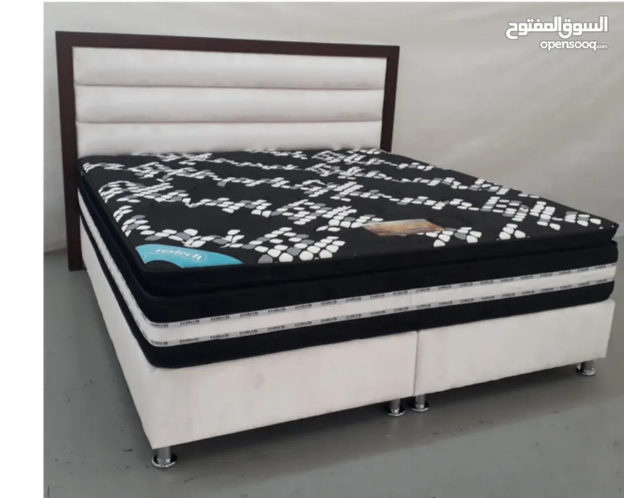 classic bed and normal divan bed and curtains and sofas and Arabic majlis and bedroom set.