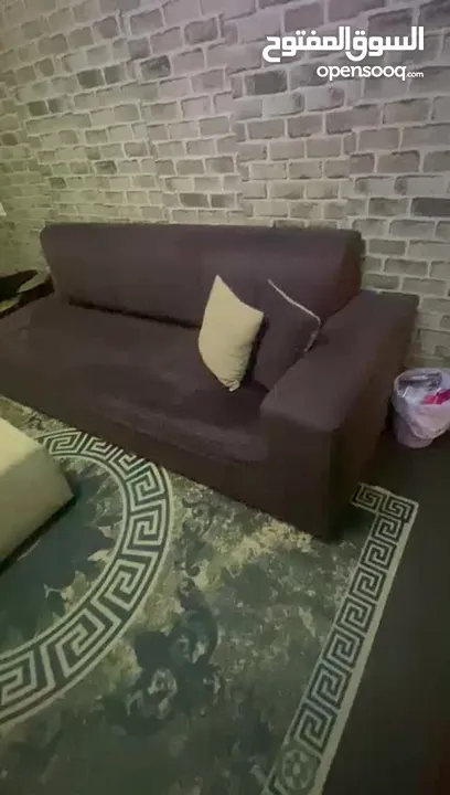 طقم كنب  مستعمل بحاله جيده