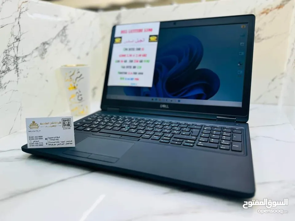 بسعر تخفيض DELL LATITUDE E5590 CPU CORI5 الجيل السادس RAM 16 GB DDR4 SSD 256 GB NVME MON 15.6 FHD