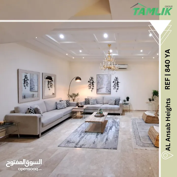 Luxury Twin Villa For Sale In AL Ansab Heights  REF 840YA