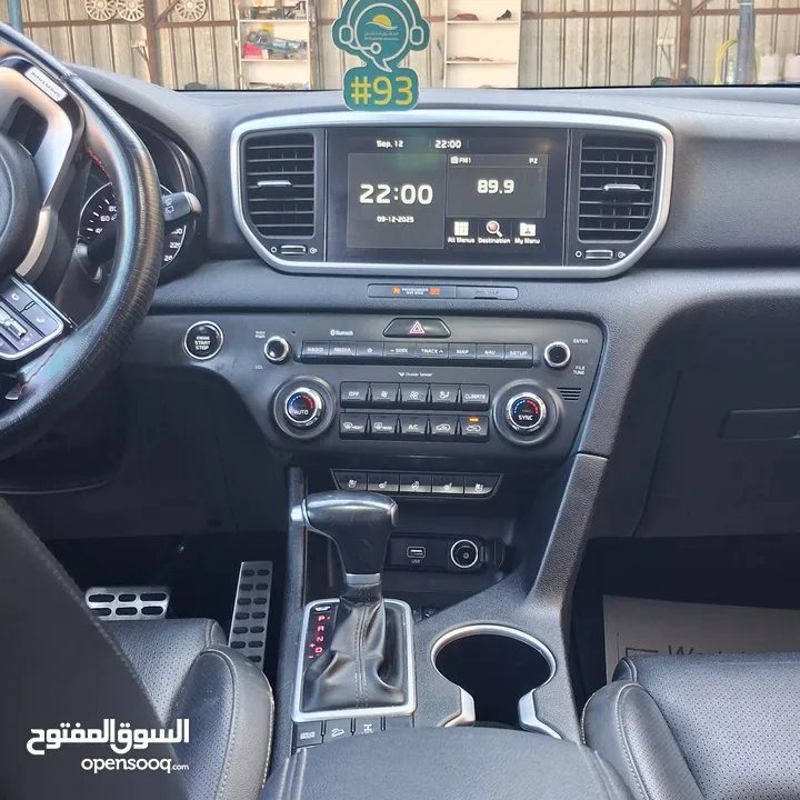 سبورتاج موديل 2020 ماطور 2000 ديزل تيربو 4×4 فل اضافات ما عدا فتحة.