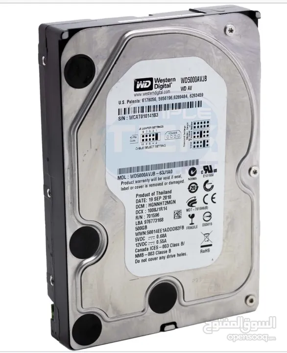 هارديسك داخلي wd 500 gb للديسكتوب