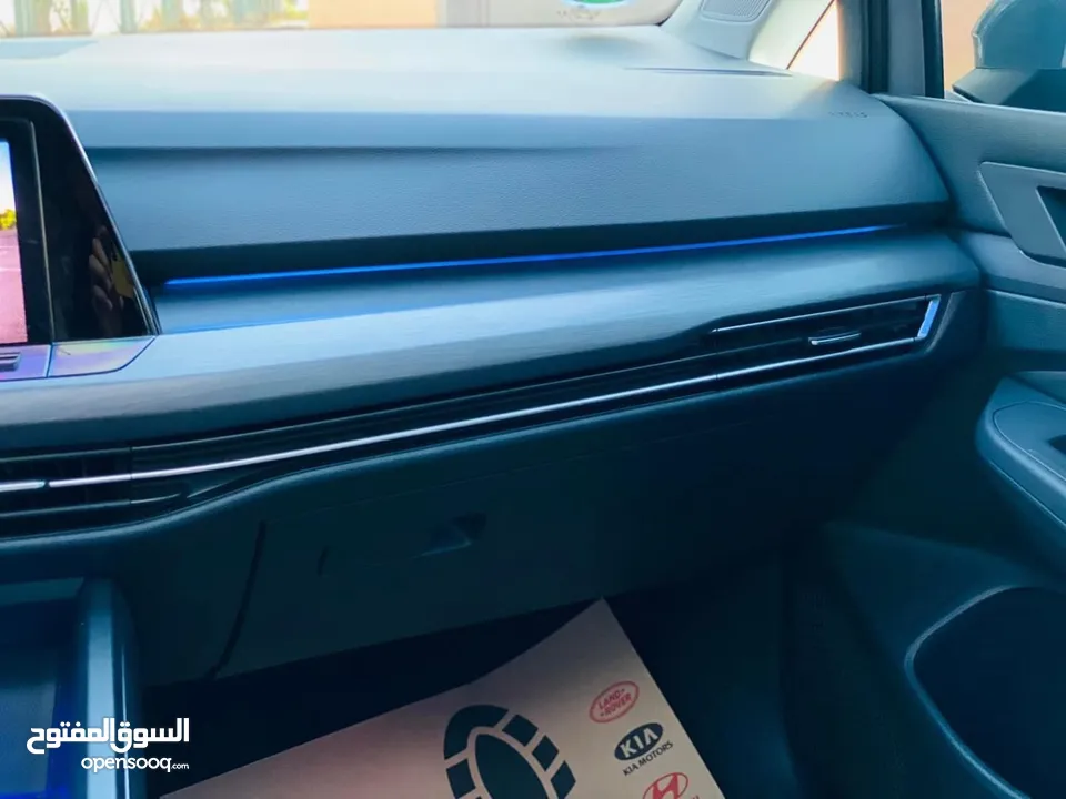 Vw golf 2021 full option withe sunroof  جولف 2021 فل كامل مع فتحة ، ماطور 1500 تيربو وبالسعر المميز