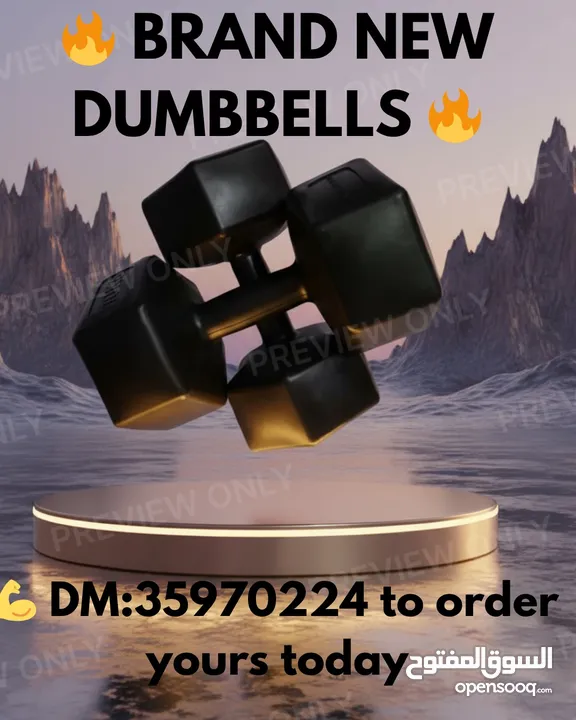 brand new 20 kg 18 kg 16 kg 14 kg dumbbells affordable price limited stock serious buyers only..