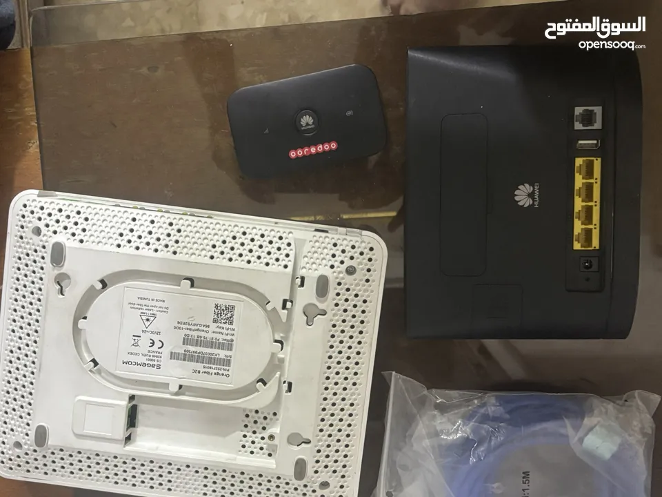 كافه انواع مشغلات شرائح الانترنت متوفر وباسعار منافسه وربح بسيط  5g & Myfi Three Routers Huawei