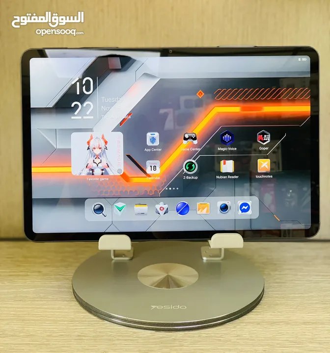 Tablet Red Majic Nova  12g Ram+256G 144Hz 10100mah battary آيباد خصوصي للألعاب