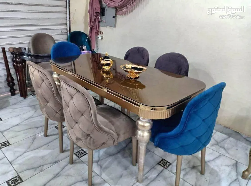 سفرة خشب بياض Furniture oh