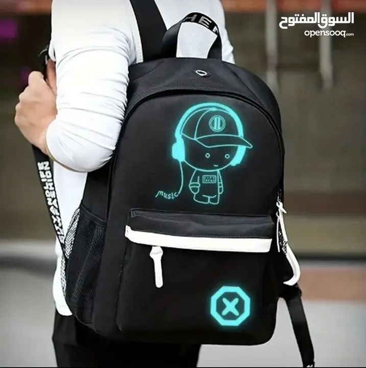 Luminous Backpack, Men's Fashion Trendy Backpack.