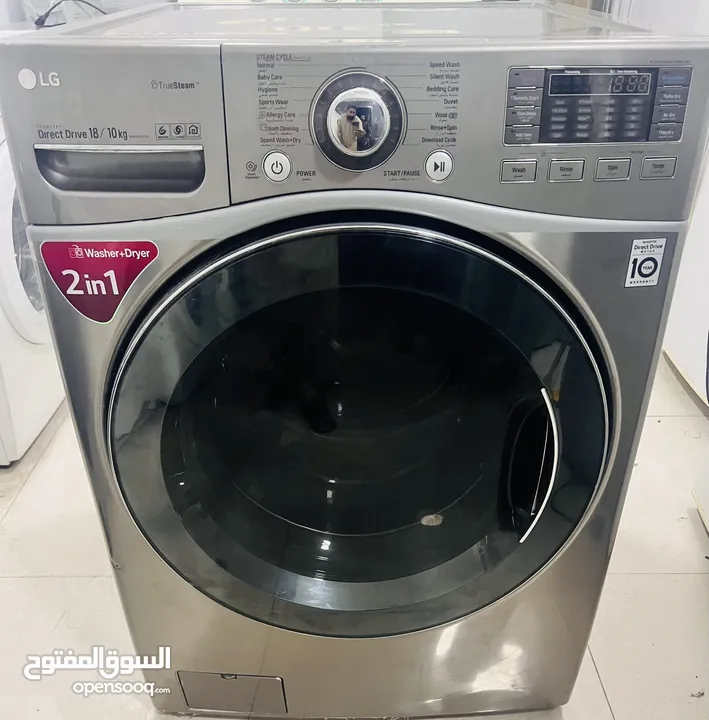 LG 18kg frontload washer+drawer for sale