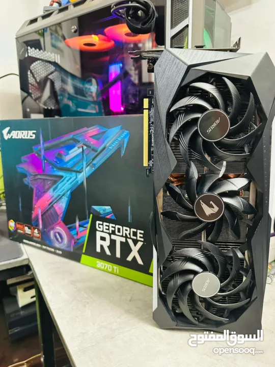 Aorus Rtx 3070ti Master كرت شاشة