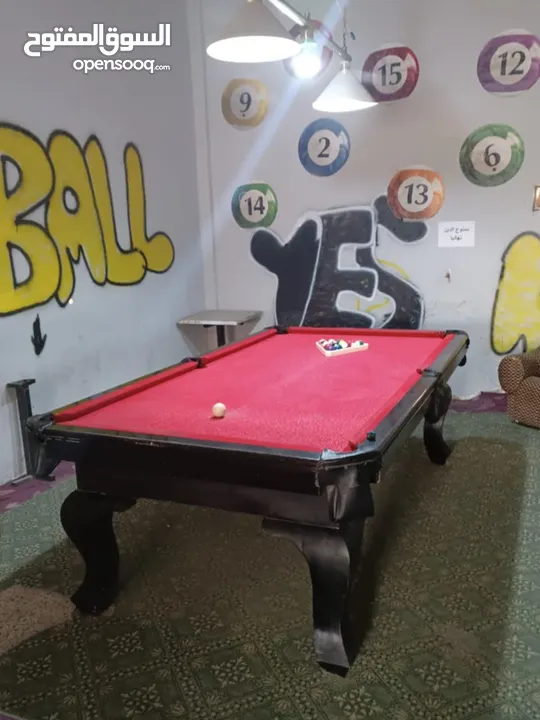 طاوله بلياردو 8 قدم مستعجل- 8ft billiard table