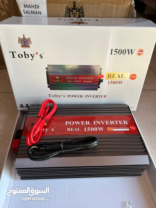محول طاقة بقوة 1500 وات من Toby’s