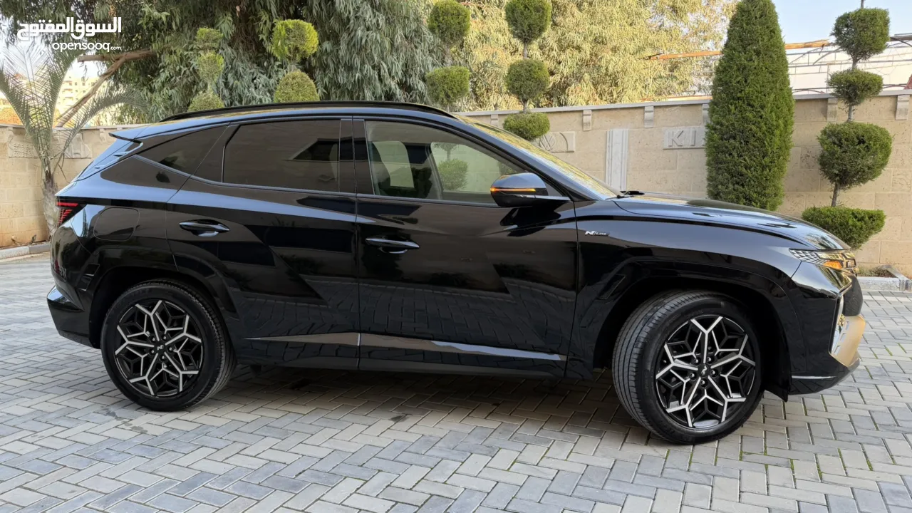 هونداي توسان NLine ترخيص 2022 محرك 1600 هايبرد plug in/يقطع على الشحنه 65 كيلو متر 271 حصان