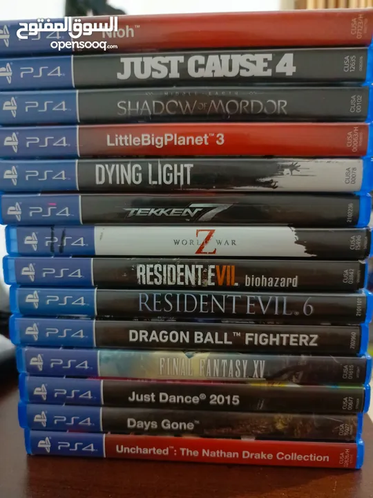 FOR SALE PLAYSTATION 4 GAMES