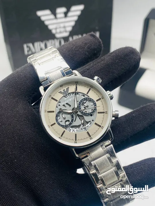 Emporio armani امبوريوم ارماني بطارية  ساعات شبابية فخمه