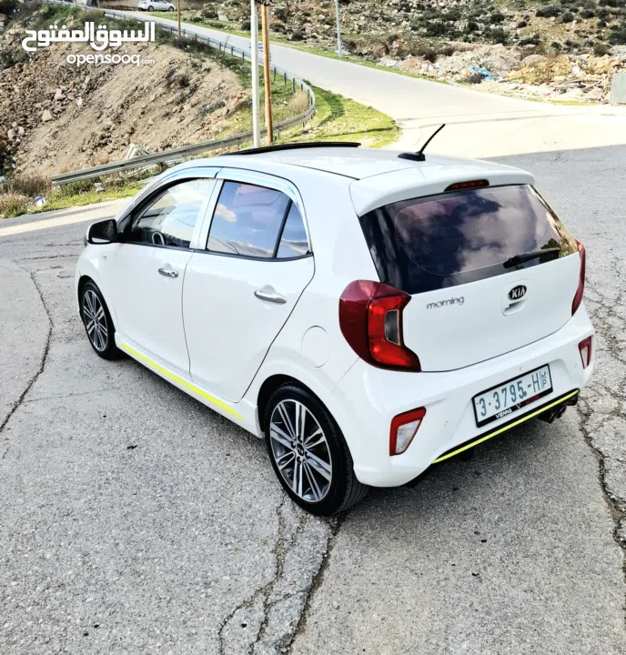 كيا مورنينج 2018 فل اضافات فتحة سقف