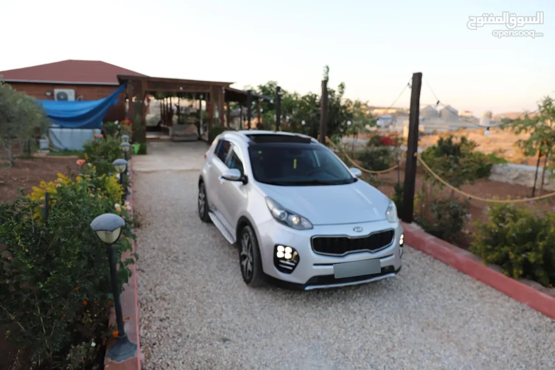 كيا سبورتج جتي لاين 2016فلل اضافات مع فتحة سقف بنوراما للبيع بسعر حررررق كاش نخب و ماتور 2000ديزل