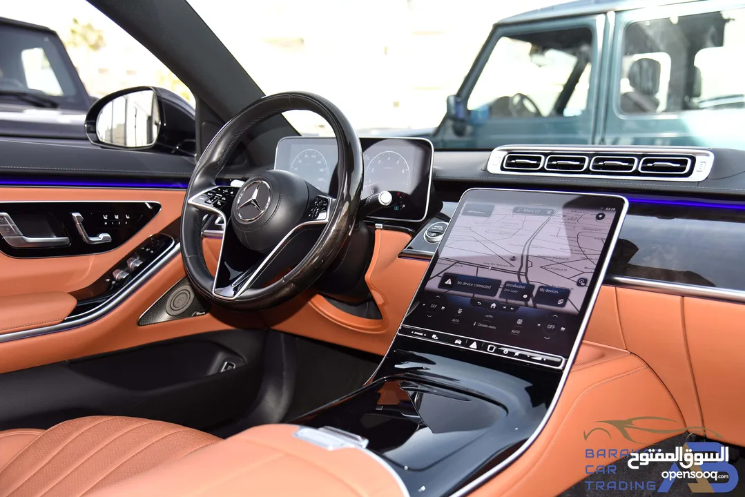 مرسيدس اس كلاس مايلد هايبرد وارد الوكالة 2022 Mercedes S450 4MATIC AMG Line Mild Hybrid