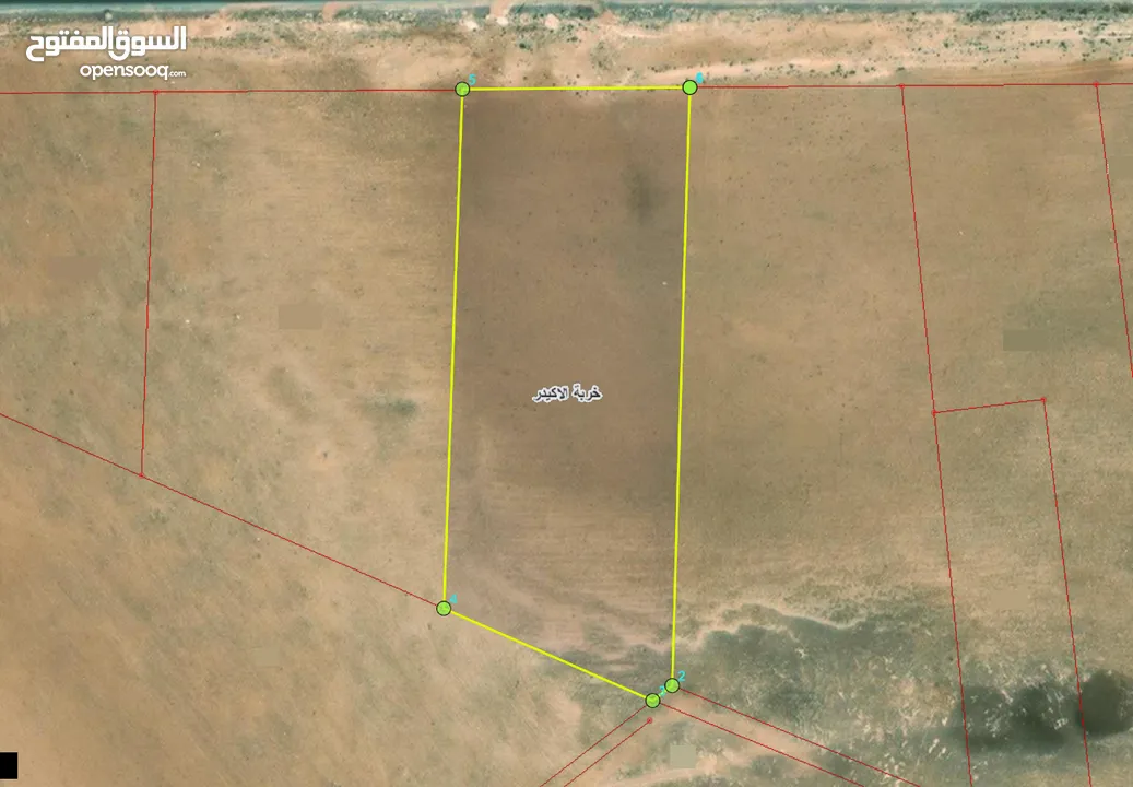 قطعة ارض للبيع في المفرق – شرق الاكيدر
