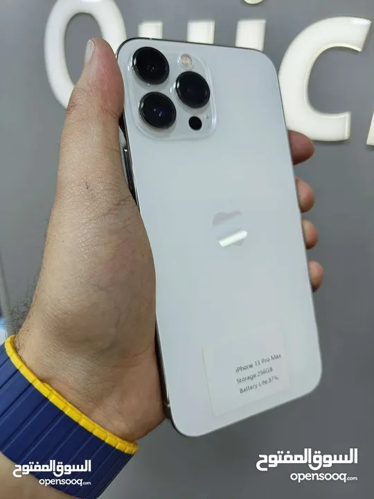IPHONE 13 PRO MAX ( 256GB ) USED /// ايفون 13 برو ماكس ذاكرة 256 مستعمل وكاله