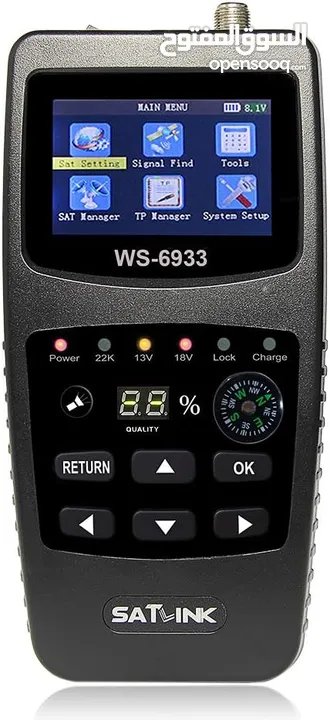 جهاز فاحص ستالايت Satlink WS-6933 Camping Satfinder HD