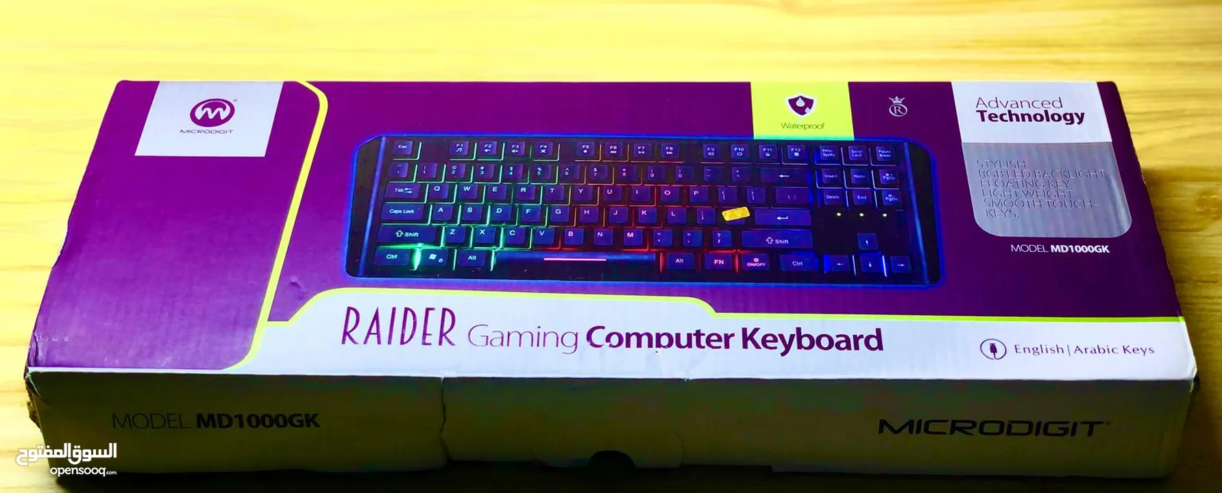 MICRO-DIGIT RAIDER MK1000 GAMING KEYBOARD RGB!