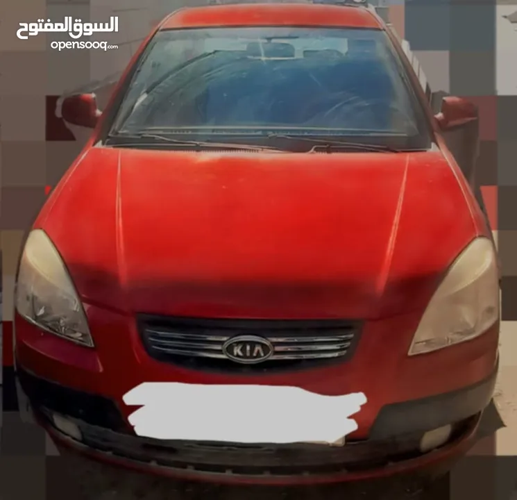 سيارة كيا برايد 2008 غيار 4 ماتور1600 بنزين