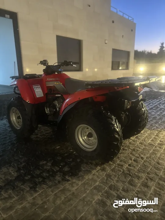Kawasaki prairie 400 1999 4x4 قابل للتفاوض