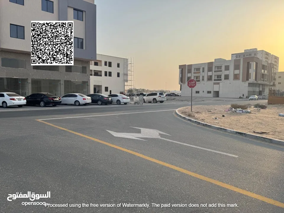 للبيع ارض سكنى تجارى الجرف 17 زاوية شارعين