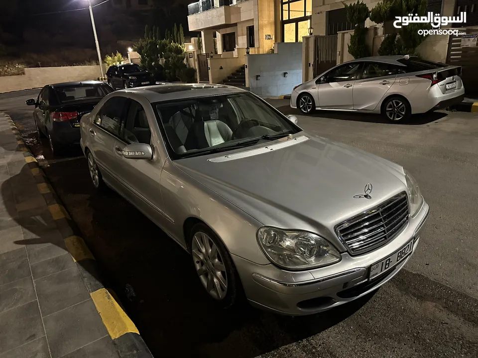 مرسيدس غواصة 350S للبيع موديل 2003 لون سلفر