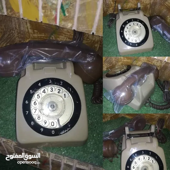 تلفونات قرص انتيكا بحالة ممتازة