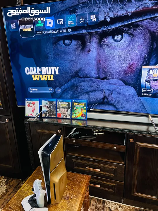 (Playstation 5 Slim (Blueray  بلاستيشن 5 سلم