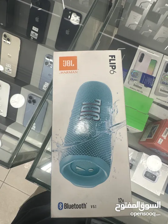JBL FLIP 6  سماعه جي بي ال فليب 6  جديده مسكره فلكرتونه
