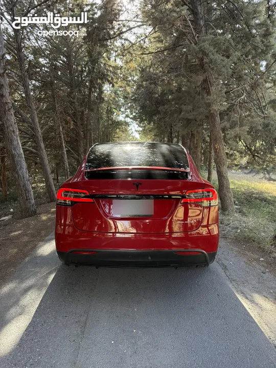 Tesla model X dual motors-long range plus    2020 تسلا X موديل 2020 بطاريه اكبر حجم  قابله للبدل