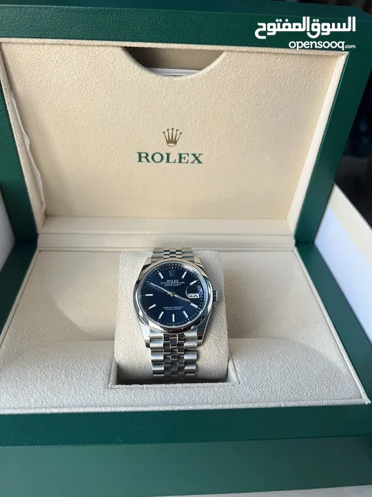 رولكس ديت جست جوبلي مينا ازرق وكيل محلي Rolex datejust 36mm jubilee blue  2024