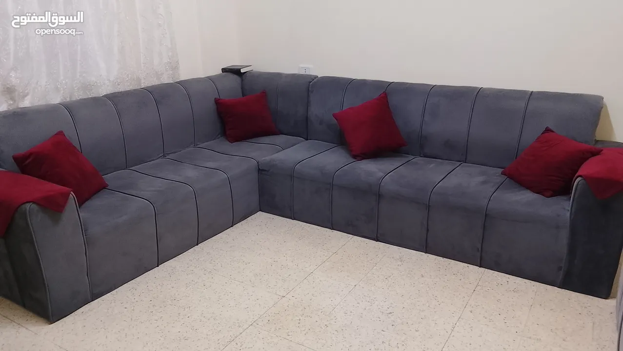 كنب كورنر زائد ثلاثية للبيع