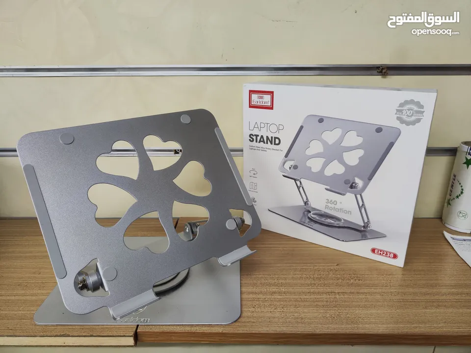 ستاند Deep home  لابتوب معدن متحرك 360 درجه