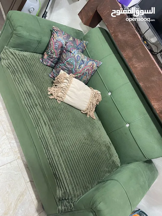 طقم كورنر اخضر