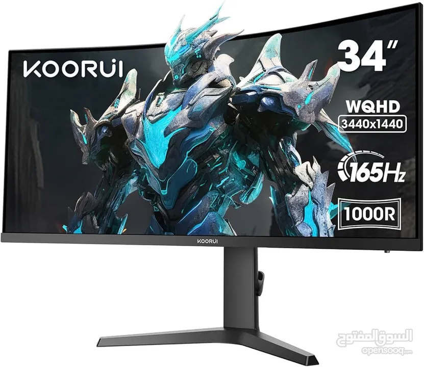 شاشه جيمنج منحنيه Koorui 34e6uc 34inch