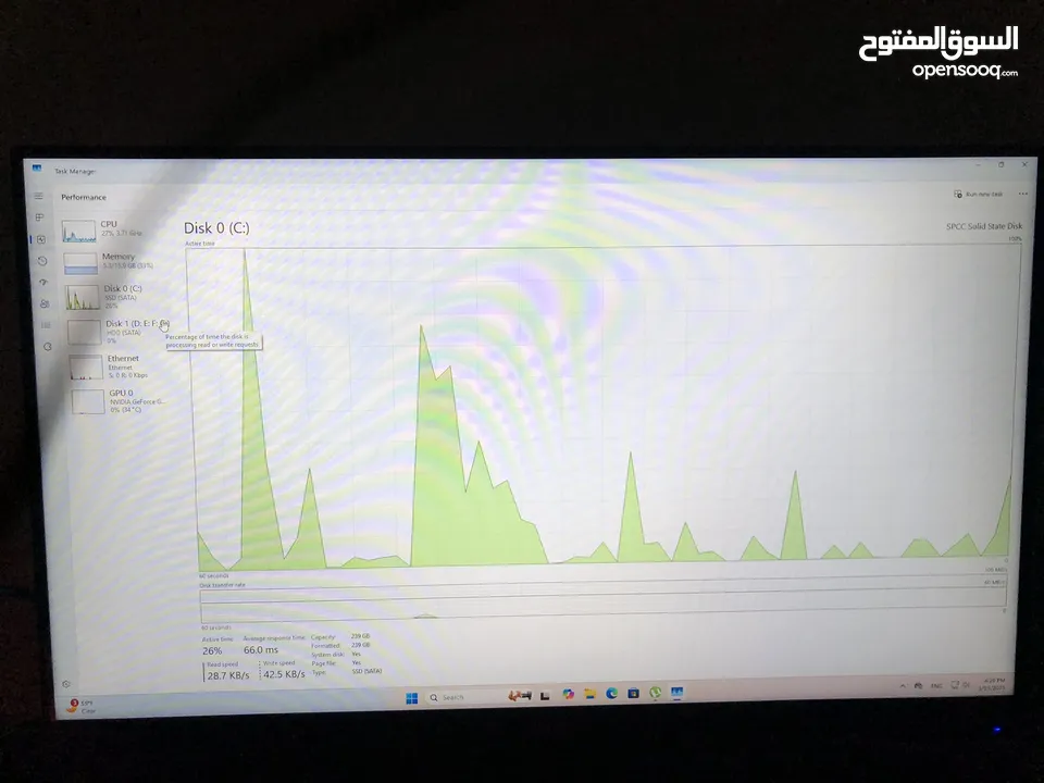 pc for cell core i5gen9th  gtx1660 super الجهاز لحالو ما معو اشي