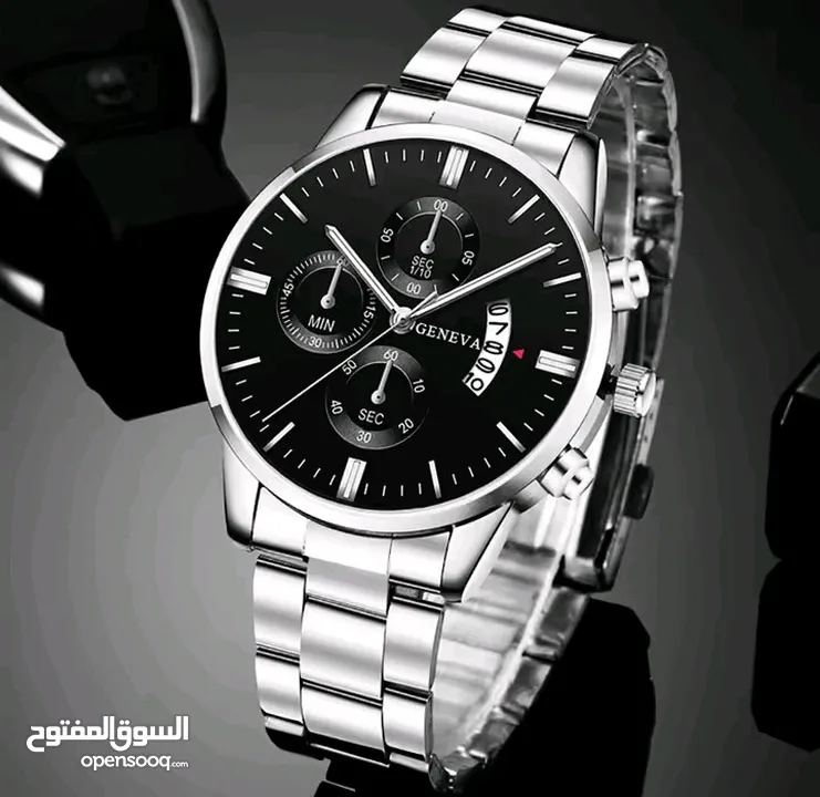 ساعه رجاليه فولاذيه المقاومه لي الصدا ووتش الفاخر جميله الساعه أنا شخصينه مستخدمه والله افضل الساعات