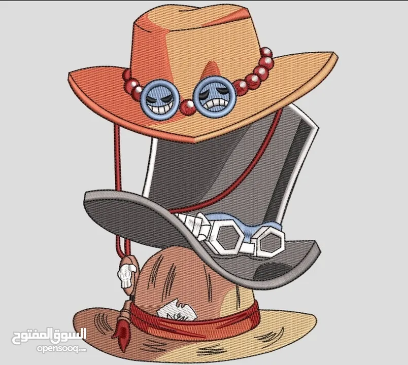ملفات و افلام تطريز انمي و  ملفات تطريز اثواب