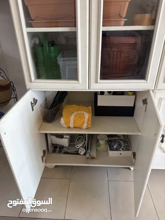 Elegant Wooden Display & Storage Cabinet - For Sale BHD 100 only