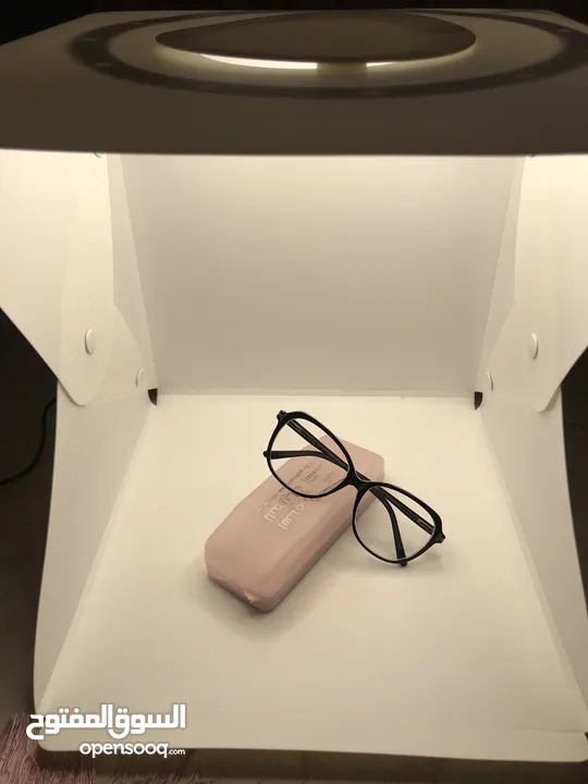 صندوق إضاءة للتصوير الاحترافي LED قياس 30x30 ثلاث درجات إضاءة portable light box photography