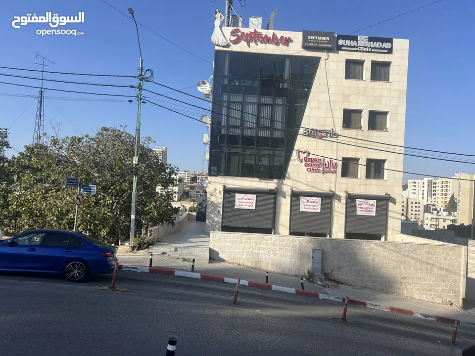 مكتب للايجار بالقرب من بنك فلسطين عين مصباح