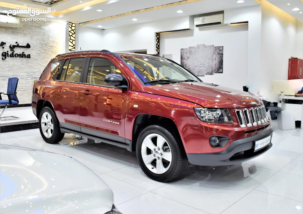 Jeep Compass ( 2016 Model ) in Red Color GCC Specs