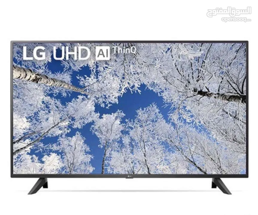 شاشة LG UHD حجم 43 جديدة استعمال اقل الشهر مع الريموت الماوس السحري