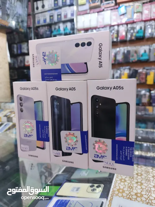 جديد Samsung A05s رام 8 و 12 جيجا 64 و 128 متوفر توصيل والوان وهدية